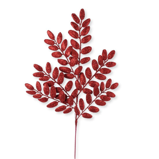 Red Honey Locust Glitter Spray - My Christmas