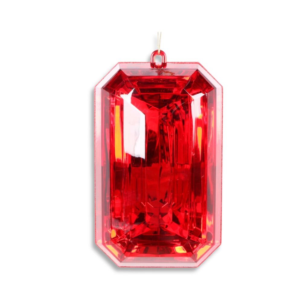 Red Rectangle Jewel - My Christmas