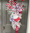 Red Tinsel Teardrop, 90cm - My Christmas