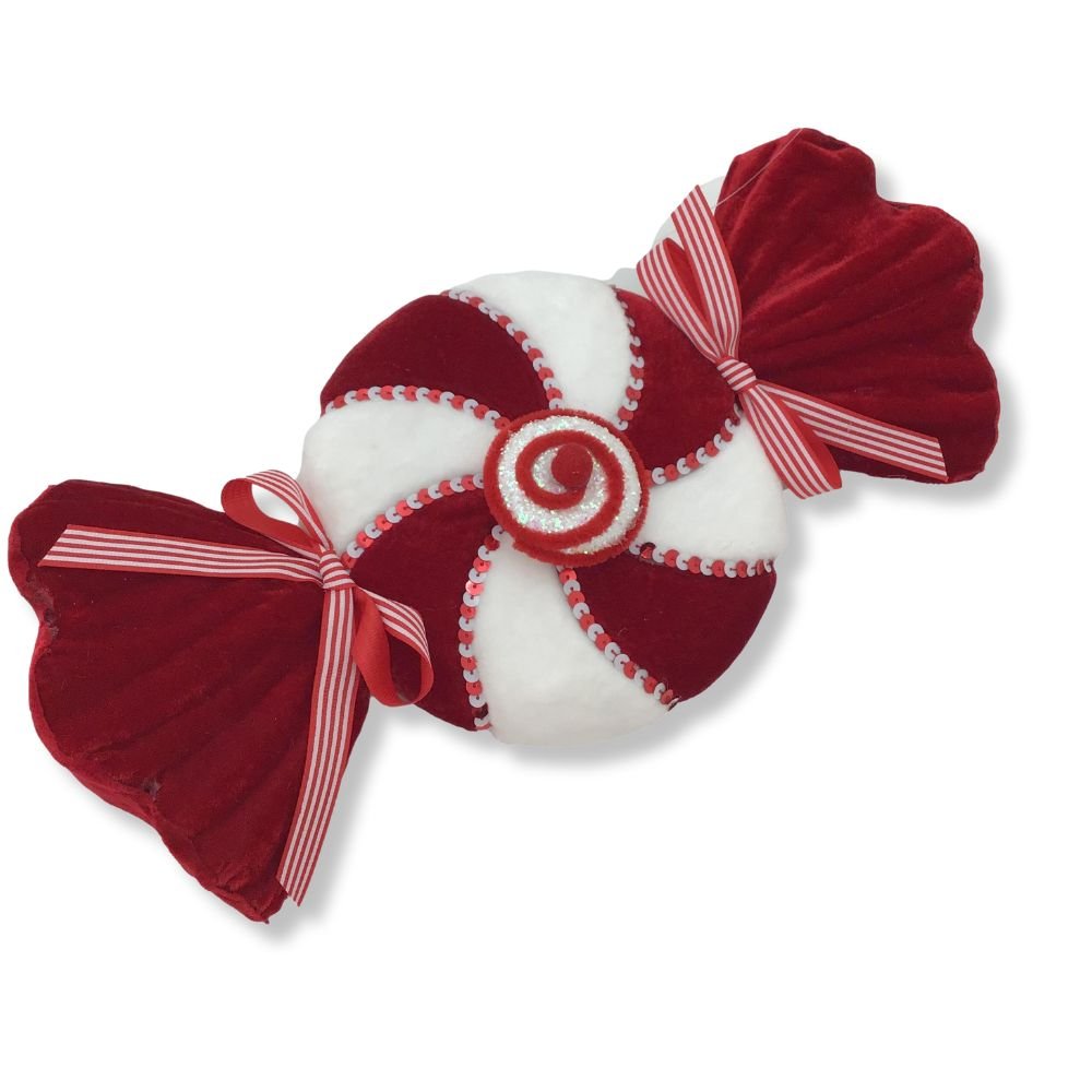 Red & White Swirl Candy - My Christmas