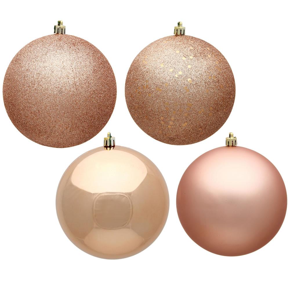 Rose Gold Shatterproof Baubles - My Christmas