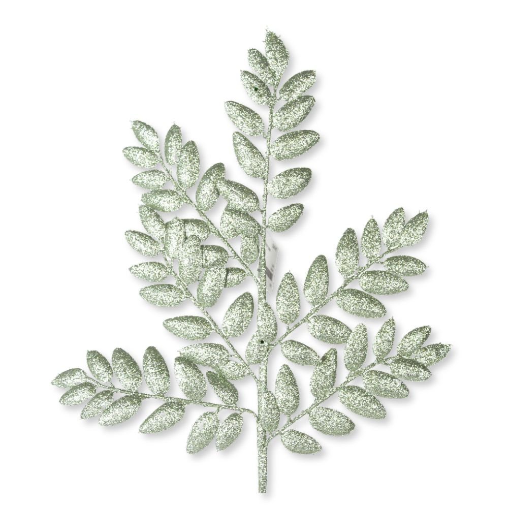 Sage Honey Locust Glitter Spray - My Christmas