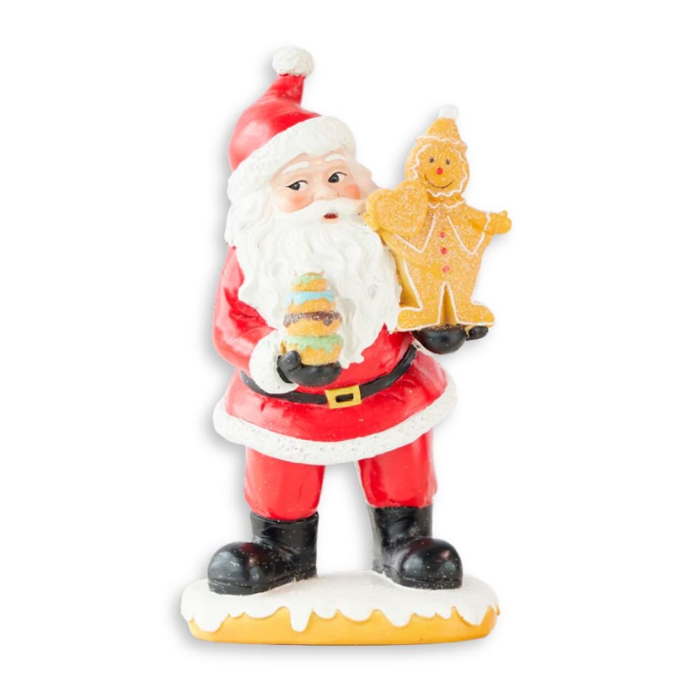 Santa with Gingerbread Decor - My Christmas
