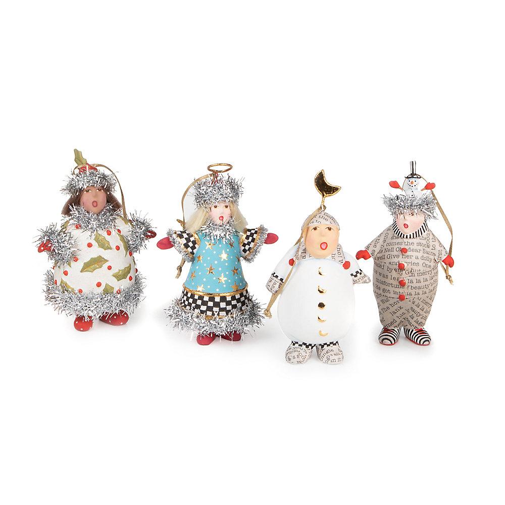 Set of 4 Caroler Ornaments - My Christmas