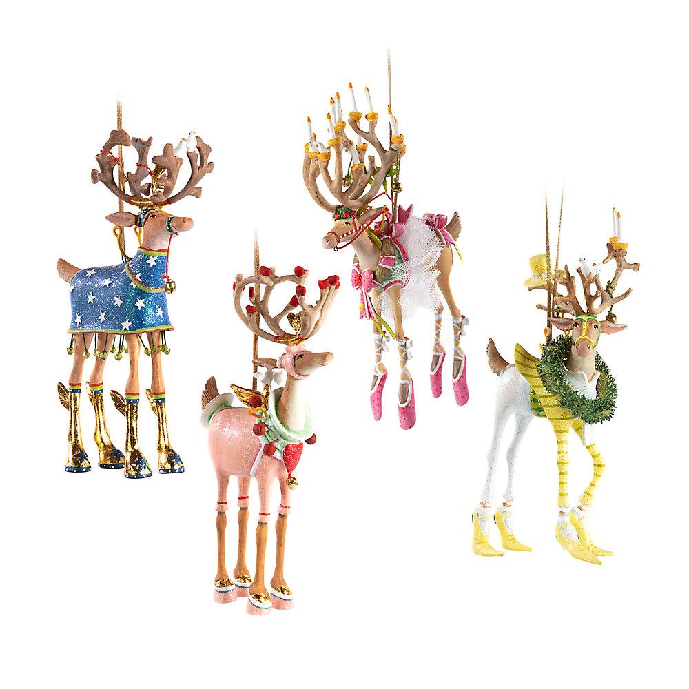 Set of 4 Dashaway Deer, Medium - My Christmas