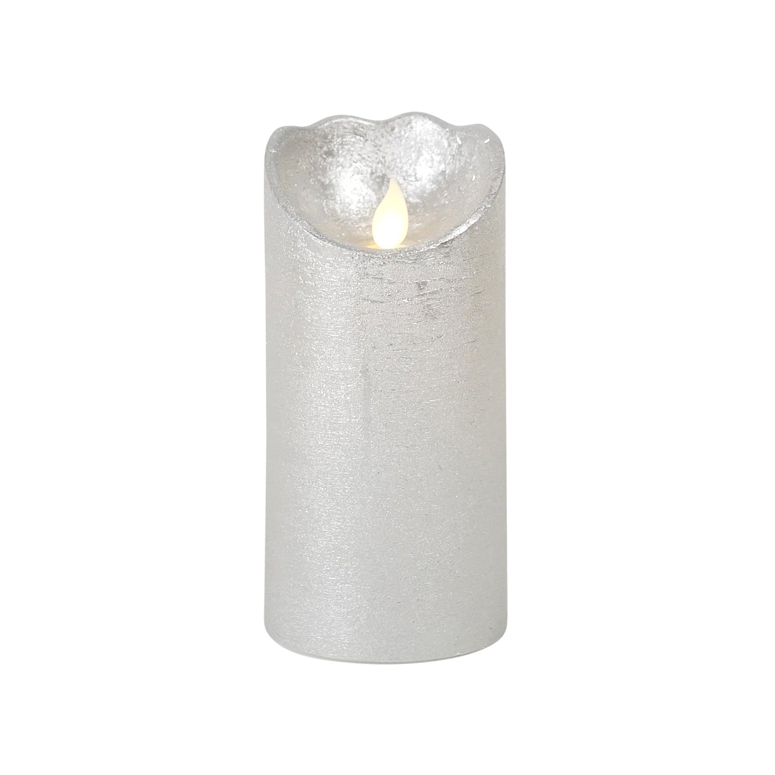 Silver LED Candle - My Christmas