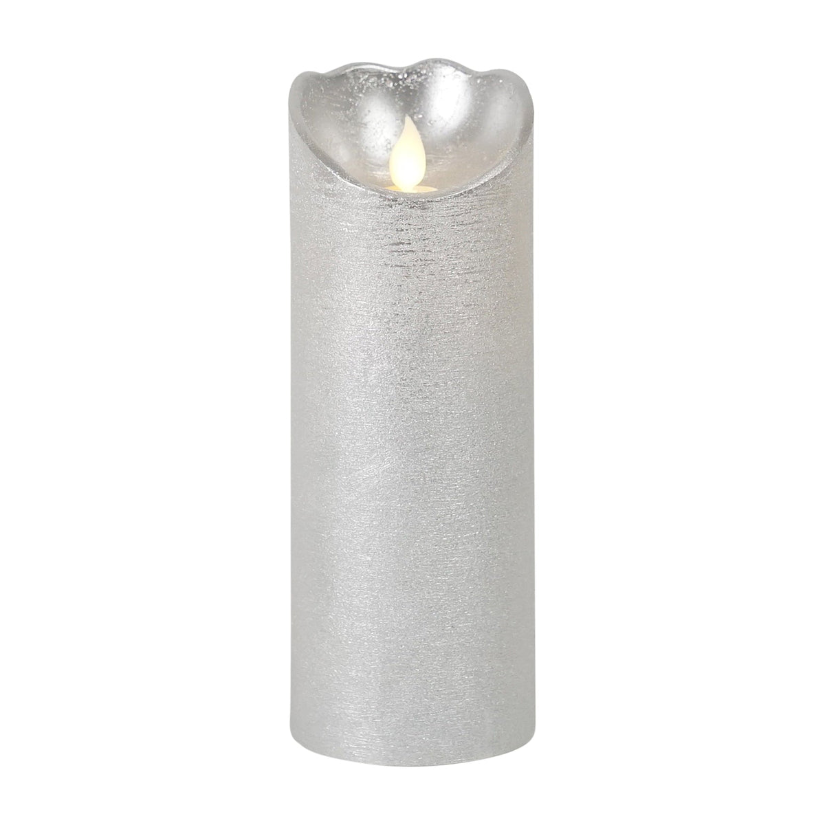 Silver LED Candle - My Christmas