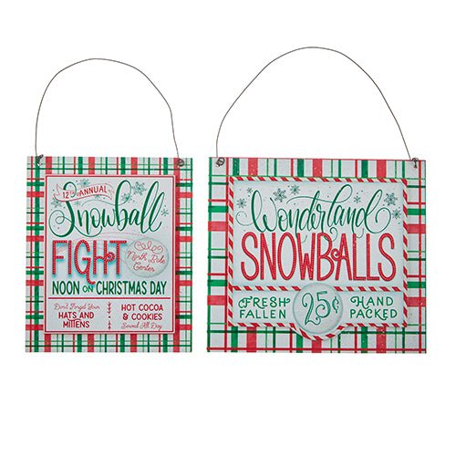Snowball Signs - My Christmas