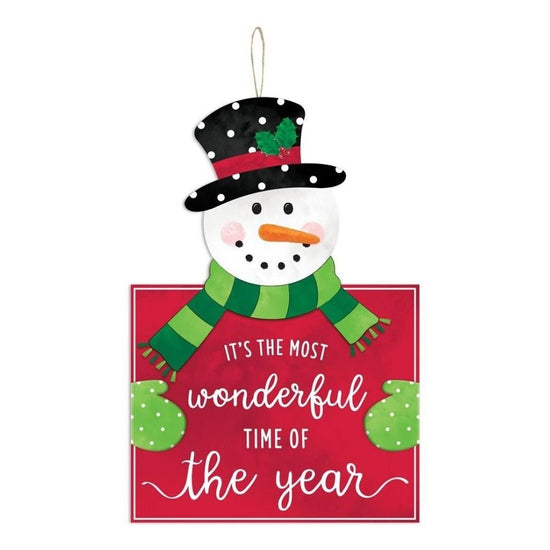 Snowman Sign - My Christmas