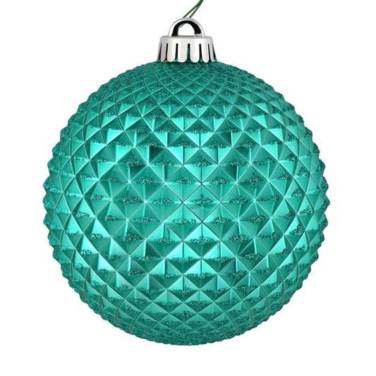 Teal Durian Ball, 10cm - My Christmas