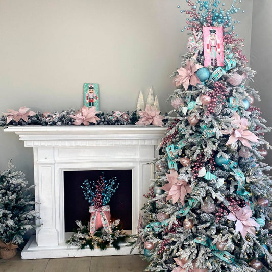 Teal Shatterproof Baubles - My Christmas