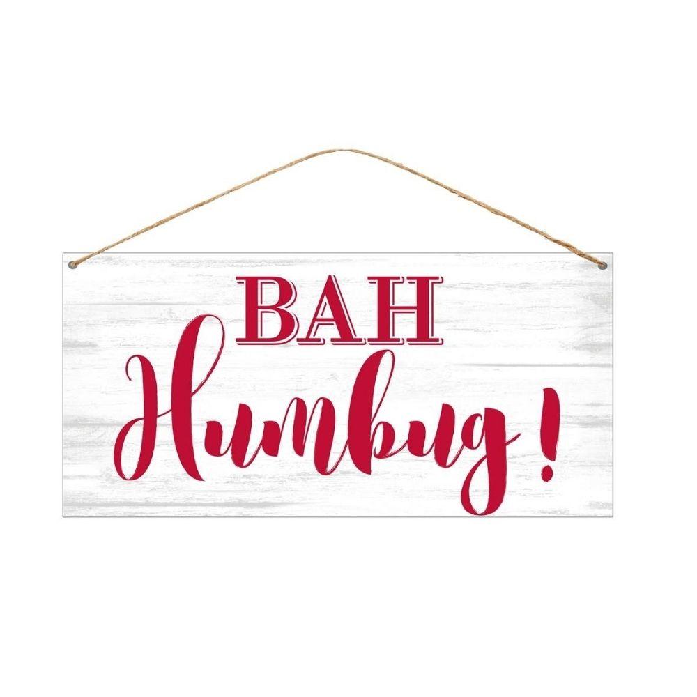Tin Bah Humbug! Sign - My Christmas