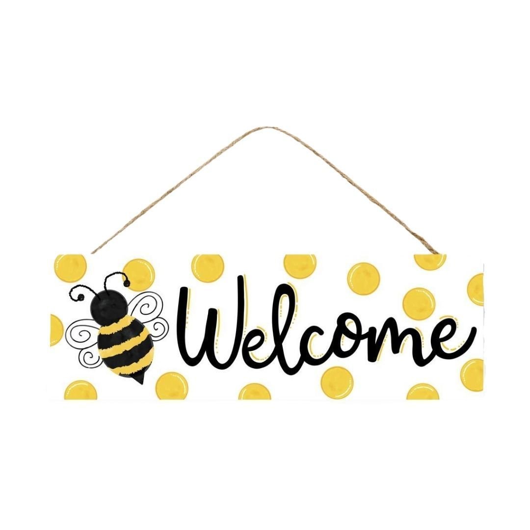 Welcome Bumblebee Sign - My Christmas
