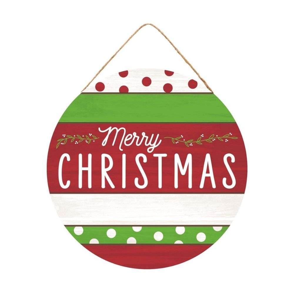 Whimsical Merry Christmas Sign - My Christmas