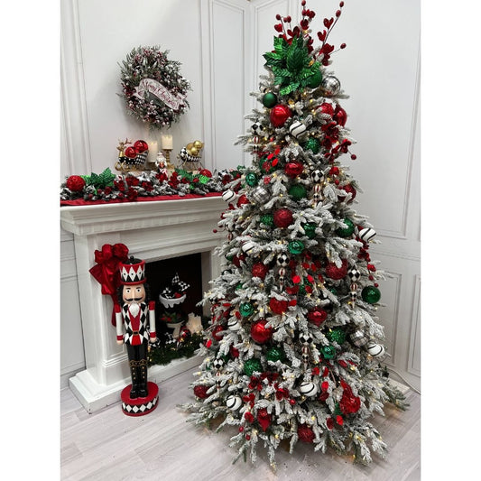 White and Black Swirl Ornament - My Christmas