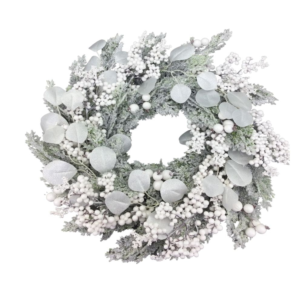 White Berry Wreath - My Christmas