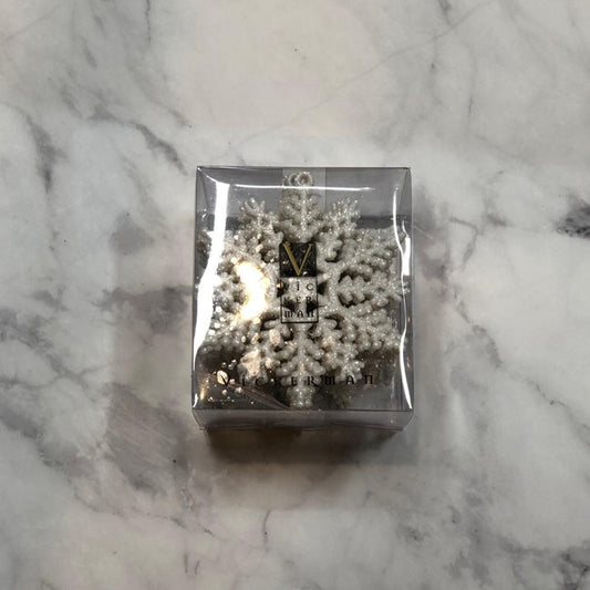 White Glitter Snowflakes, Pkt 24 - My Christmas