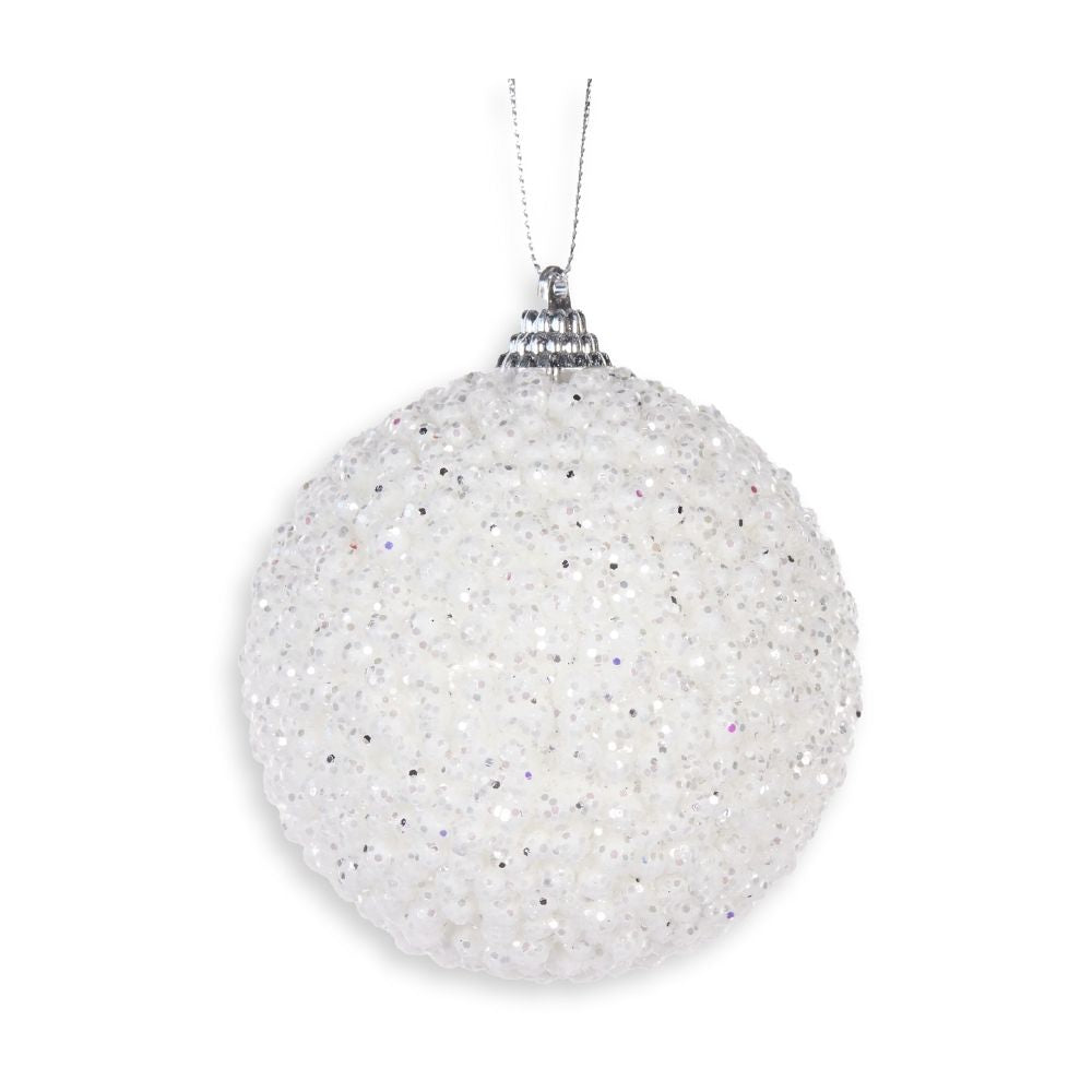 White Pebbles Bauble - My Christmas