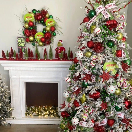 White W/Red Dots Ornament - My Christmas
