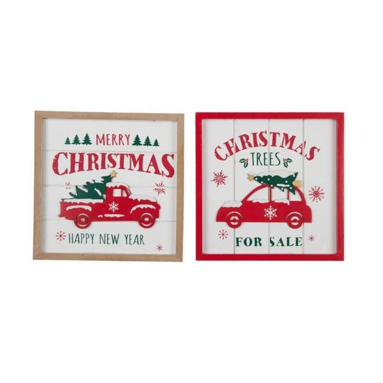 Xmas Wood Hanging Decoration - My Christmas