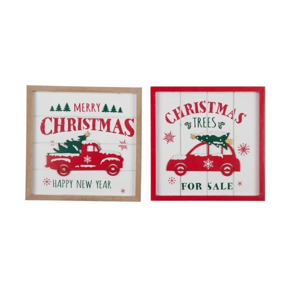 Xmas Wood Hanging Decoration - My Christmas