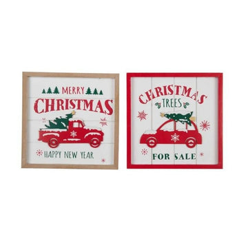 Xmas Wood Hanging Decoration - My Christmas