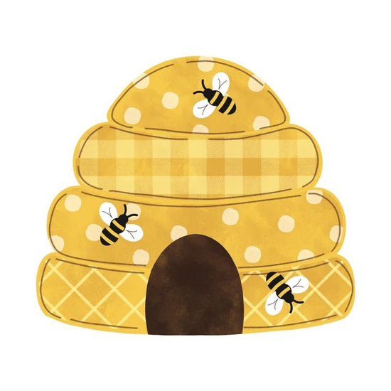 Yellow Beehive Sign - My Christmas