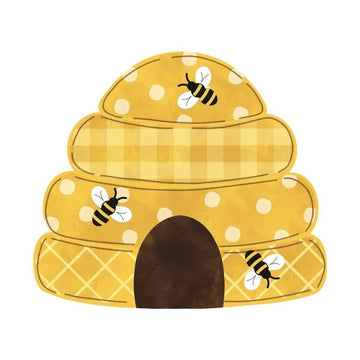Yellow Beehive Sign - My Christmas