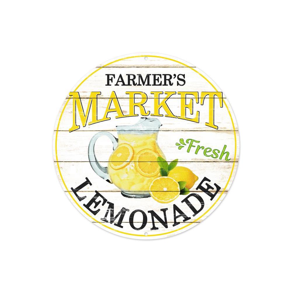 Yellow Farmer’s Market Fresh Lemonade Sign - My Christmas